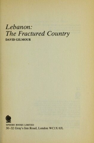 Cover of Lebanon