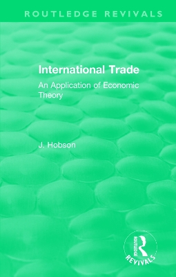 Cover of International Trade (Routledge Revivals)