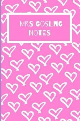 Cover of Mrs Gosling Notes