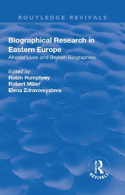 Book cover for Biographical Research in Eastern Europe