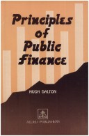 Book cover for Principles of Public Finance