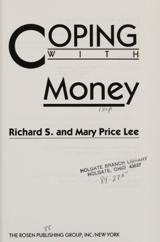 Cover of Coping with Money