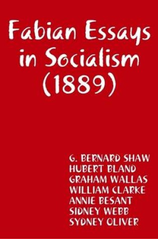 Cover of Fabian Essays in Socialism (1889)