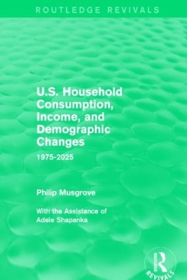 Book cover for U.S. Household Consumption, Income, and Demographic Changes