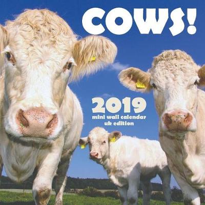 Cover of Cows! 2019 Mini Wall Calendar (UK Edition)