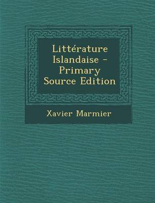 Book cover for Litterature Islandaise - Primary Source Edition