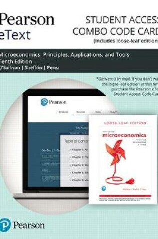 Cover of Pearson Etext for Microeconomics