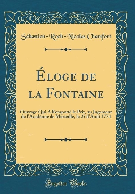 Book cover for Éloge de la Fontaine