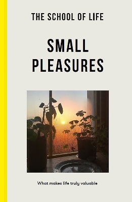 Book cover for The School of Life: Small Pleasures - what makes life truly valuable