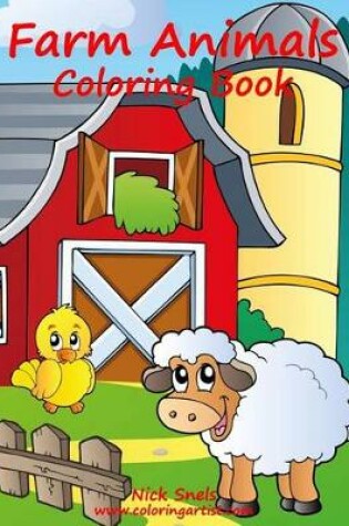 Cover of Farm Animals Coloring Book 1