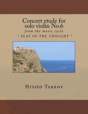 Book cover for Concert Etude for Solo Violin No.6