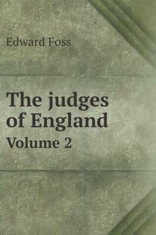 Cover of The judges of England Volume 2