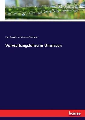 Cover of Verwaltungslehre in Umrissen