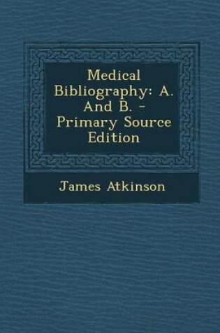 Cover of Medical Bibliography