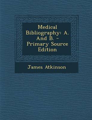 Book cover for Medical Bibliography