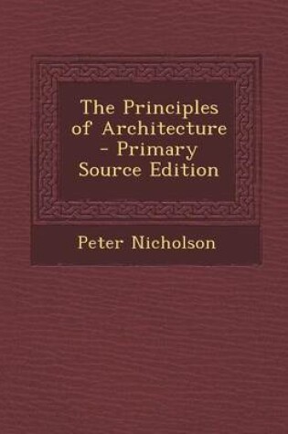 Cover of The Principles of Architecture