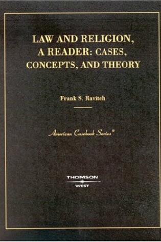 Cover of Ravitch's Law and Religion, a Reader