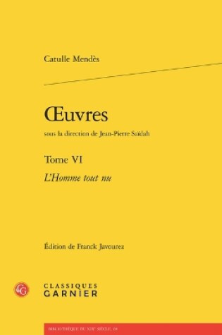 Cover of Oeuvres, Tome VI