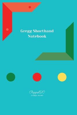 Book cover for Gregg Shorthand Notebook - Light Blue Cover -124 pages-6x9