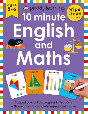 Book cover for 10 Minute English & Maths