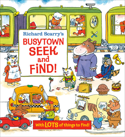 Book cover for Richard Scarry's Busytown Seek and Find!