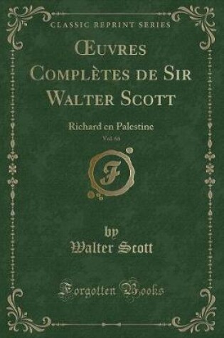 Cover of Oeuvres Complètes de Sir Walter Scott, Vol. 66