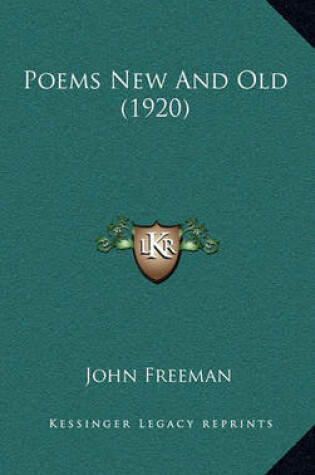 Cover of Poems New and Old (1920)