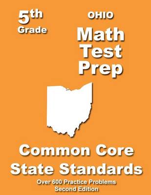 Book cover for Ohio 5th Grade Math Test Prep