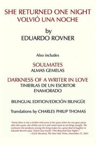 Cover of She Returned One Night and Other Plays by Eduardo Rovner