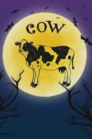 Cover of Cow Notebook Halloween Journal