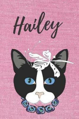 Cover of Hailey Katzen-Notizbuch / Malbuch / Tagebuch