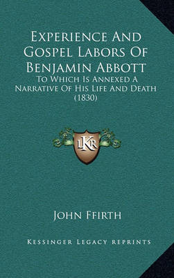 Book cover for Experience and Gospel Labors of Benjamin Abbott