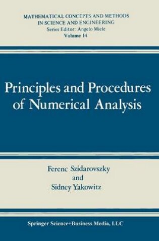 Cover of Principles and Procedures of Numerical Analysis