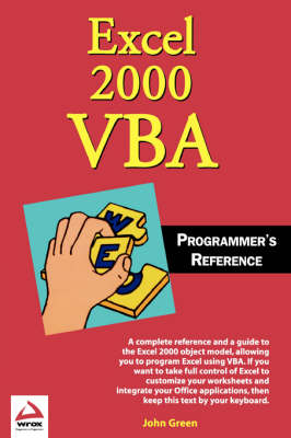 Book cover for Excel 2000 VBA Programmer's Reference