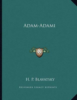 Book cover for Adam-Adami