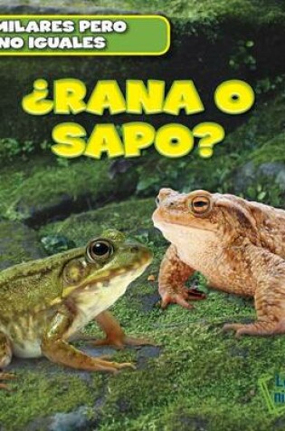 Cover of ¿Rana O Sapo? (Frog or Toad?)