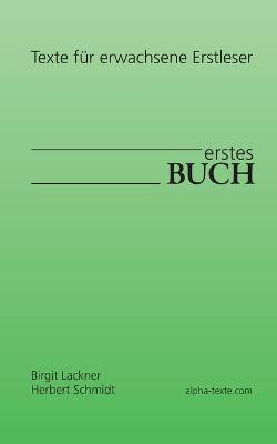 Book cover for erstes Buch