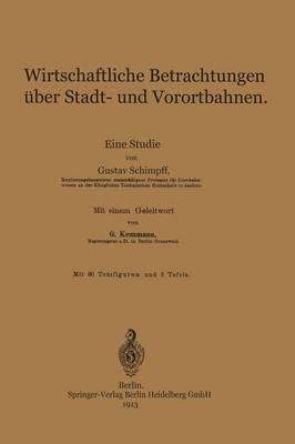 Book cover for Wirtschaftliche Betrachtungen UEber Stadt- Und Vorortbahnen