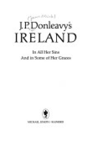 Cover of Ireland in All Her Sins and in Some of Her Graces