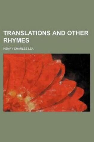 Cover of Translations and Other Rhymes