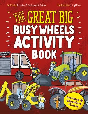 Book cover for The Great Big Busy Wheels Activity Book