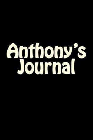 Cover of Anthony's Journal