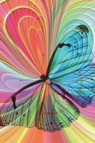 Cover of Butterfly Colorful Notebook - 5x5 Graph Paper