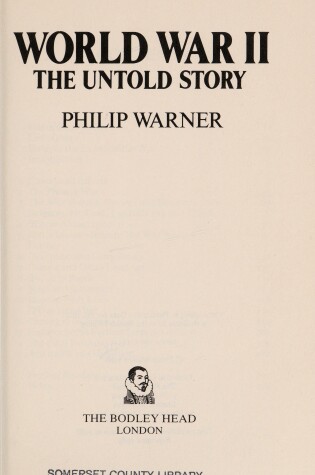 Cover of World War II