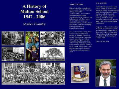 Book cover for A History of Malton School 1547-2006