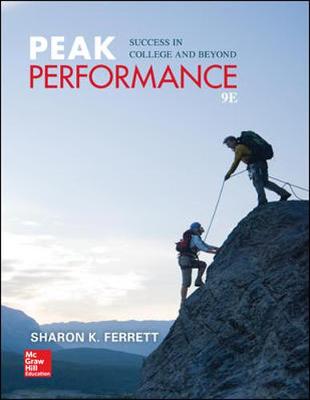 Book cover for Peak Performance: Success in College and Beyond