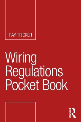 Cover of Wiring Regulations Pocket Book