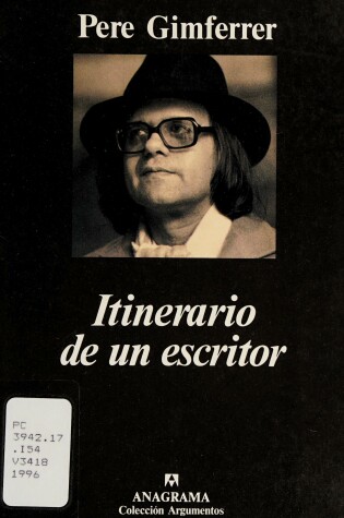 Cover of Itinerario de Un Escritor