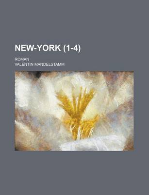 Book cover for New-York; Roman (1-4 )