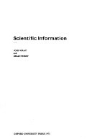 Cover of Scientific Information
